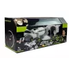 LEAN TOYS Gun Launcher Car 2 in 1 radiocomandata con dischi in schiuma bianco