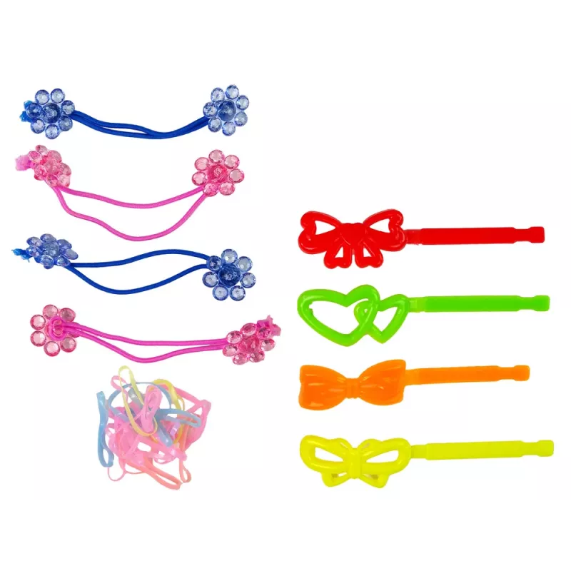 LEAN TOYS Set per colorare i capelli per bambini 5 colori gomma