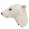 LEAN TOYS Anello da mano Animali educativi Orso Bianco