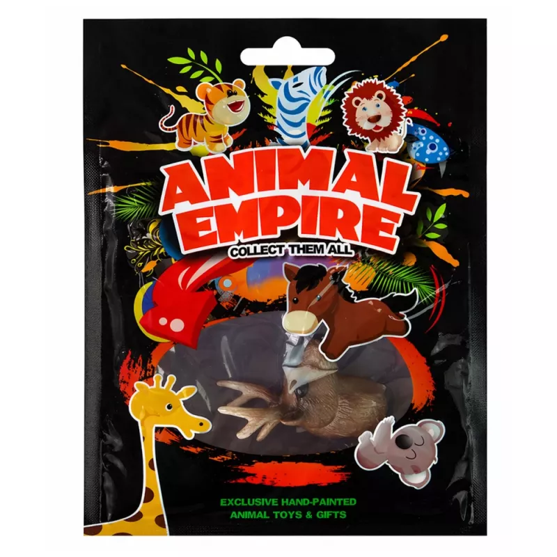 LEAN TOYS Anello da mano Animali educativi Cervo