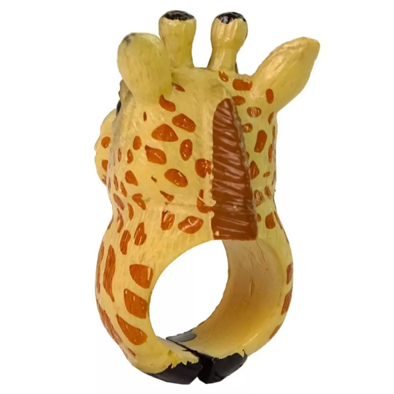 LEAN TOYS Anello da mano Animali educativi Giraffa