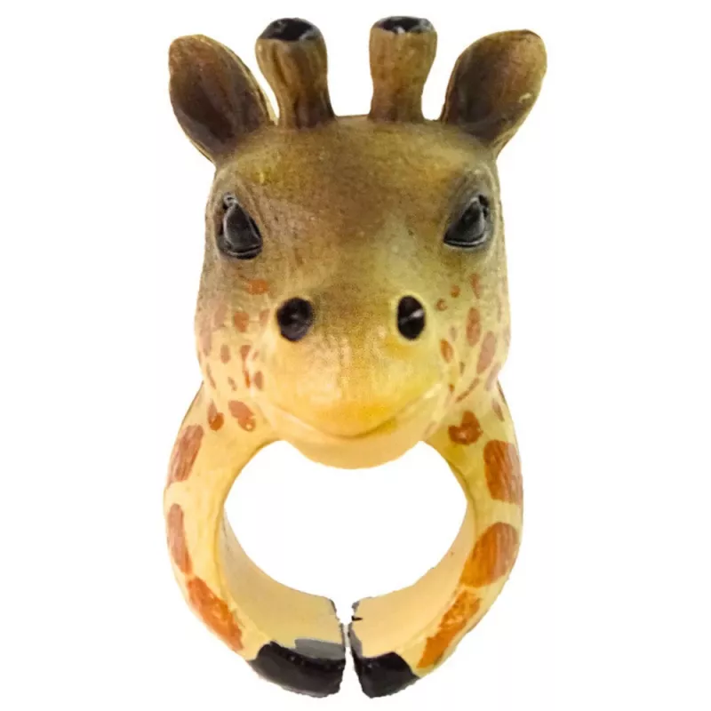 LEAN TOYS Anello da mano Animali educativi Giraffa