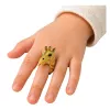 LEAN TOYS Anello da mano Animali educativi Giraffa