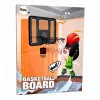 LEAN TOYS Canestro da basket appeso con tabellone, segnapunti, luci e suoni