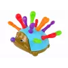LEAN TOYS Puzzle riccio blu aculei colorati
