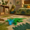 LEAN TOYS Lucertola cornuta Figura in gomma estensibile realistica 20 cm