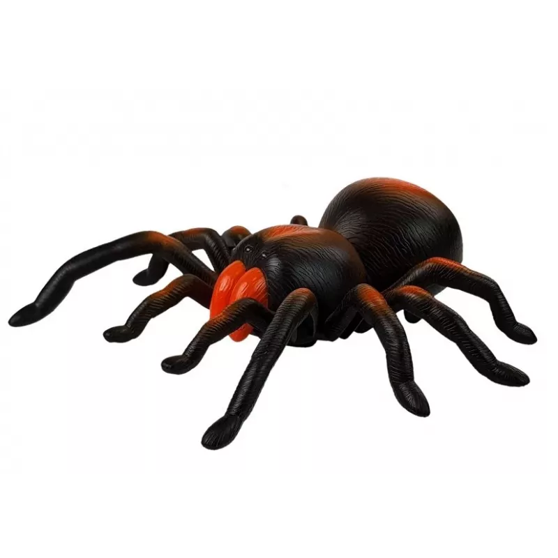 LEAN TOYS Ragno gigante a batteria radiocomandato R/C nero-arancio