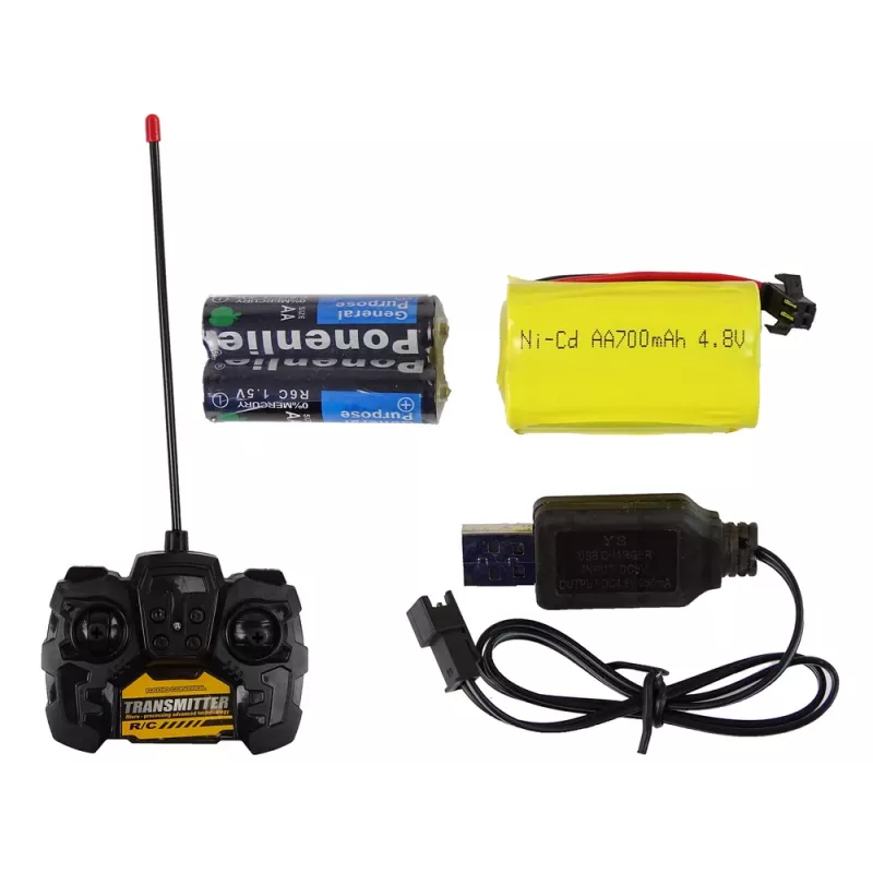 LEAN TOYS Grande gru con radiocomando altezza 183 cm 2 piani di lavoro