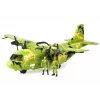 LEAN TOYS aereo militare gigante 55cm con accessori