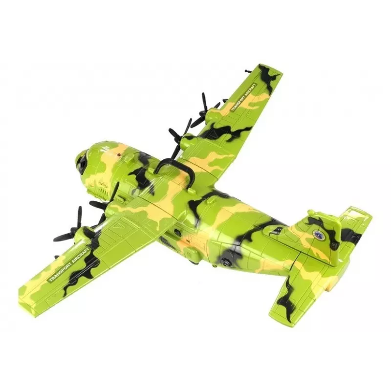 LEAN TOYS aereo militare gigante 55cm con accessori