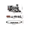 LEAN TOYS Treno gigante con suono, luce e fumo 206,5 cm x 153,5 cm