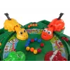 LEAN TOYS Gioco arcade rane affamate leva palline