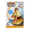 LEAN TOYS tenda tipi indiana base per bambini + 60 palline 155 cm