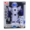 LEAN TOYS Robot intelligente radiocomandato con telecomando RC, luci e suoni