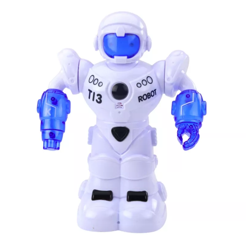LEAN TOYS Robot intelligente radiocomandato con telecomando RC, luci e suoni