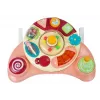 LEAN TOYS Pannello interattivo per bambini giocattolo musicale animali rosa
