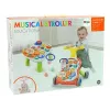 LEAN TOYS Camminatore interattivo per neonati 2-in-1 tavolo rosso