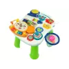 LEAN TOYS Camminatore interattivo per neonati 2-in-1 tavolo rosso