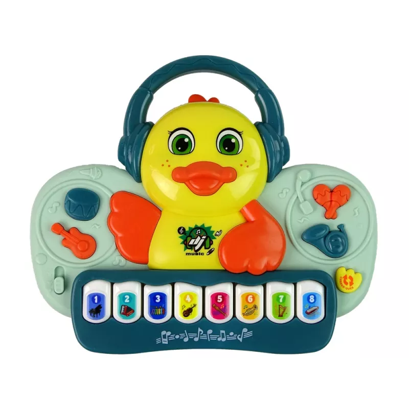 LEAN TOYS Anatroccolo interattivo pianoforte DJ suoni strumenti melodie musicali