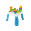 LEAN TOYS Tavolo didattico interattivo con pista a sfere e scivolo blu