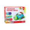 LEAN TOYS Telefono tartaruga interattivo educativo 6in1 luci suoni verde