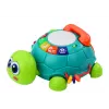 LEAN TOYS Telefono tartaruga interattivo educativo 6in1 luci suoni verde