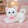 LEAN TOYS gattino interattivo con biberon e piccoli suoni melodie registrazione bianco