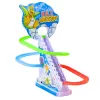 LEAN TOYS set scivolo interattivo pinguino per bambini