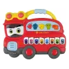 LEAN TOYS Pianoforte interattivo vigili del fuoco suoni animali rumori veicoli melodie