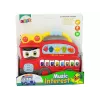 LEAN TOYS Pianoforte interattivo vigili del fuoco suoni animali rumori veicoli melodie