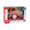 LEAN TOYS Volante rosa interattivo simulatore di guida multifunzionale