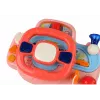 LEAN TOYS Volante rosa interattivo simulatore di guida multifunzionale