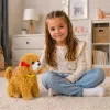 LEAN TOYS Cane peluche interattivo pelo morbido razza barboncino