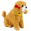 LEAN TOYS Cane peluche interattivo pelo morbido razza barboncino