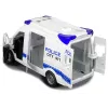 LEAN TOYS Auto radio della polizia interattiva con effetti luce e suono porte apribili