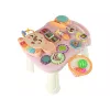LEAN TOYS Camminatore interattivo e tavolo attività 2in1 rosa