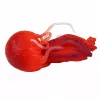 LEAN TOYS Medusa Statuina in gomma estensibile realistica animale marino 9 cm