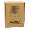 LEAN TOYS kalimba 17 tasti strumento musicale in legno con custodia accessorio