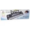 LEAN TOYS Tastiera con microfono strumento musicale per bambini nero