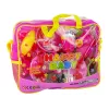 LEAN TOYS Set cucina 31 pezzi con borsa stoviglie piatti bambini