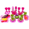 LEAN TOYS Set cucina 31 pezzi con borsa stoviglie piatti bambini