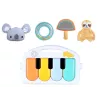 LEAN TOYS Tappeto didattico koala pianoforte melodie sospensioni