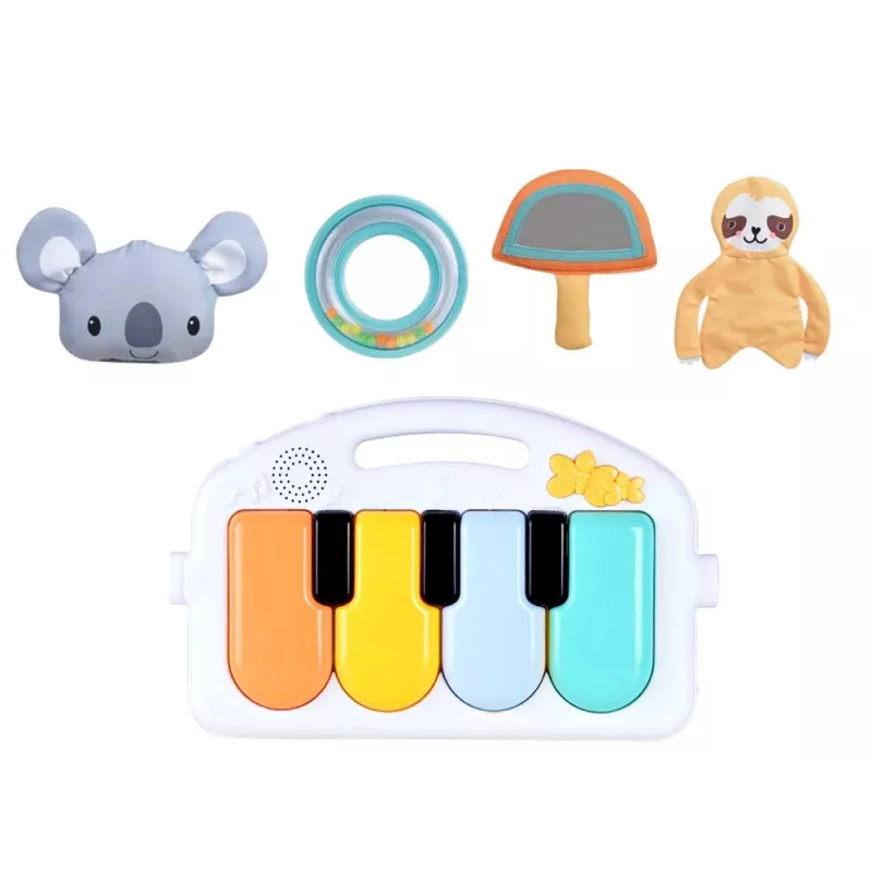 LEAN TOYS Tappeto didattico koala pianoforte melodie sospensioni