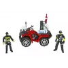 LEAN TOYS grande set vigili del fuoco con camion dei pompieri, personaggi e casco quad per bambini