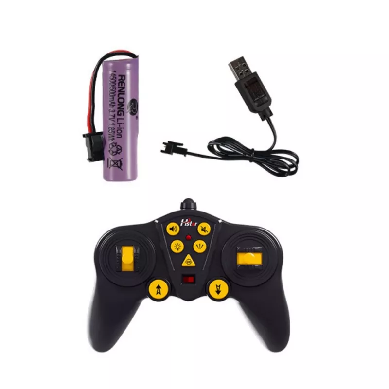 LEAN TOYS Large Lora Camion carro attrezzi radiocomandato RC 2.4G 6CH rosso