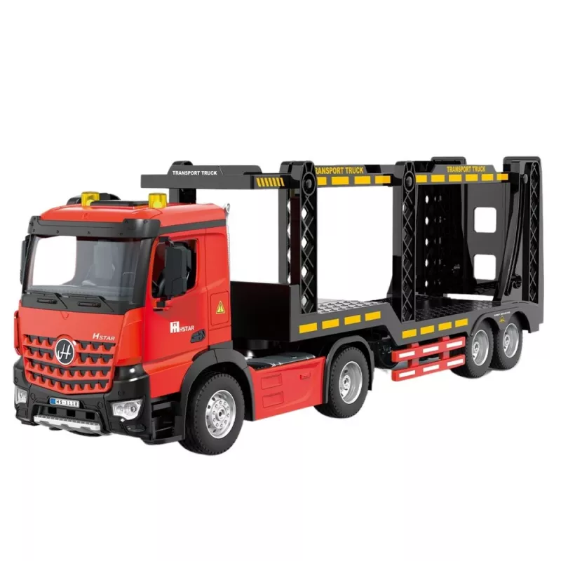 LEAN TOYS Large Lora Camion carro attrezzi radiocomandato RC 2.4G 6CH rosso