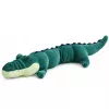 LEAN TOYS Grande coccodrillo peluche mascotte peluche realistico verde 150 cm
