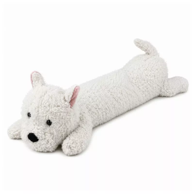 LEAN TOYS grande West Highland Terrier di peluche mascotte bianco 90 cm