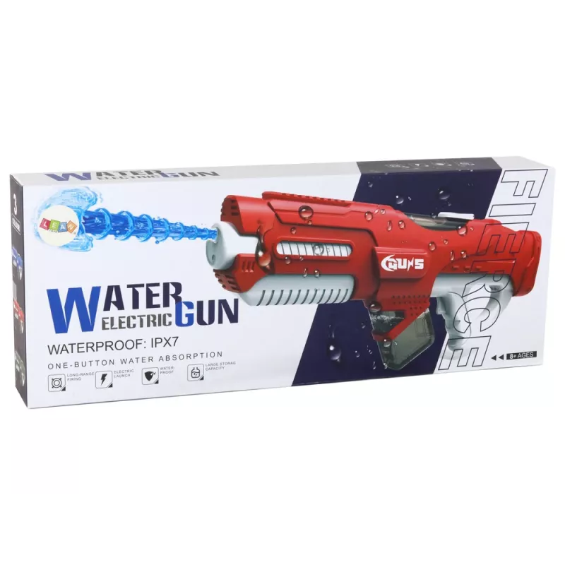 LEAN TOYS grande pistola ad acqua rossa 750ml con occhiali