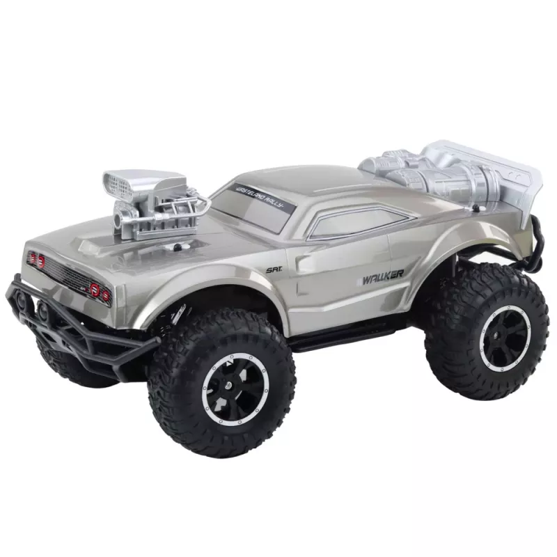 LEAN TOYS grande auto sportiva off-road radiocomandata RC argento 1:8